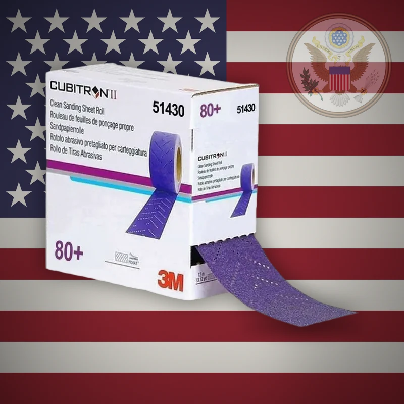 3M Cubitron II Hookit 737U — рулон абразивних листів 70 мм × 12 м