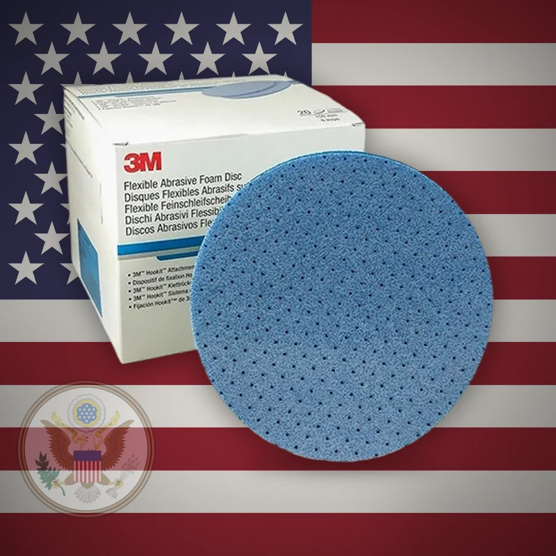 3M Hookit Flexible Foam Abrasive Disc — гнучкий диск на поролоні 150 мм