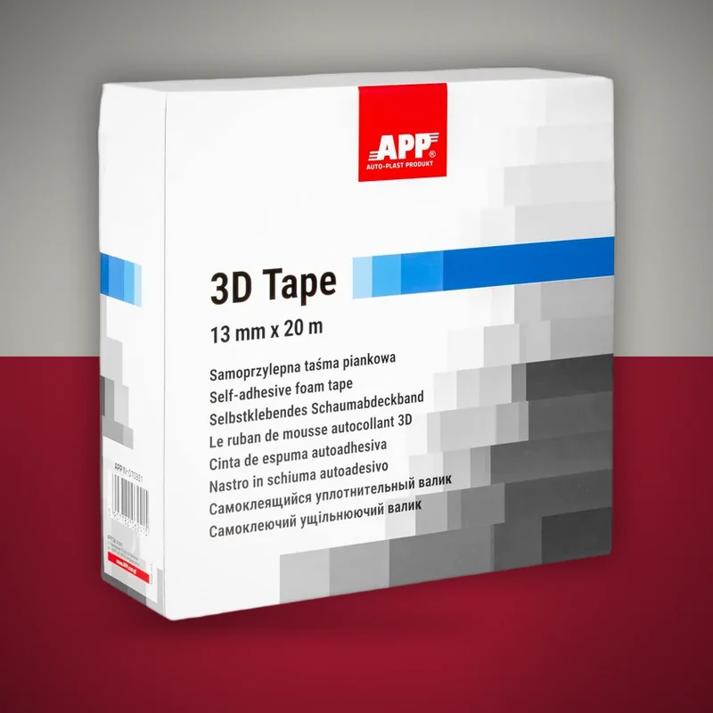 APP 3D Tape — поролонова маскувальна стрічка 13 мм × 50 м — фото 2