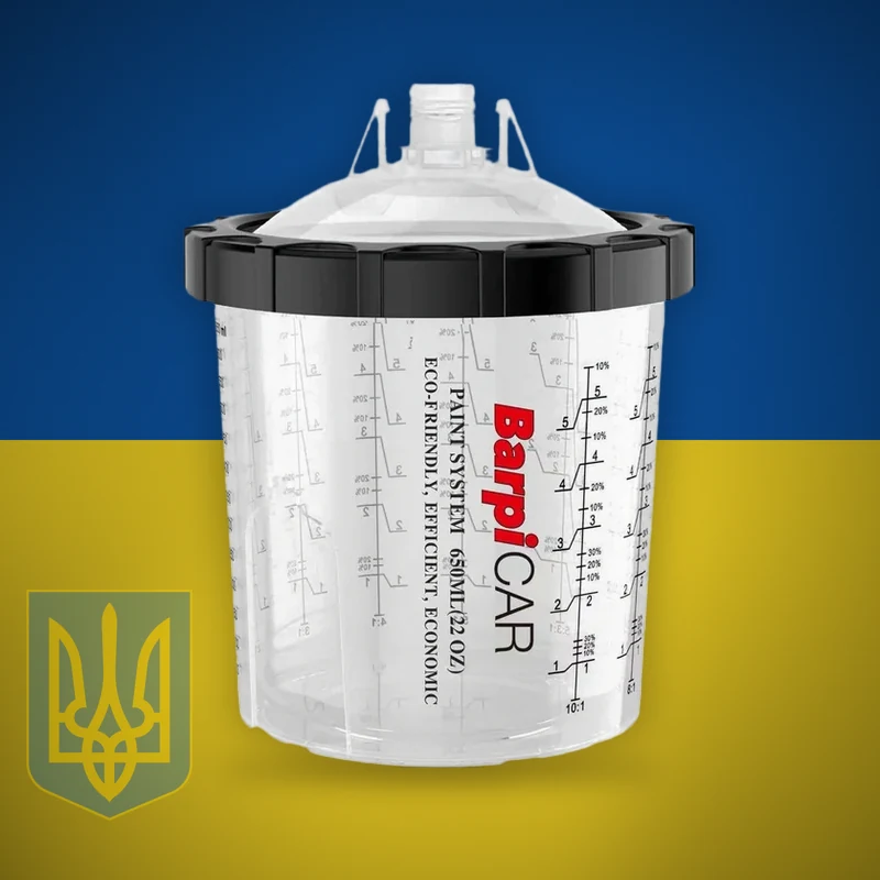 BarpiCAR Paint Cup System — система одноразових стаканчиків PPS для фарбопульта — фото 2