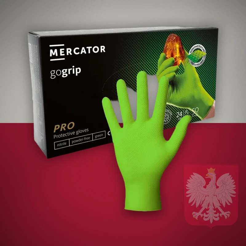 MERCATOR GoGrip PRO — нітрилові рукавички, 50 шт