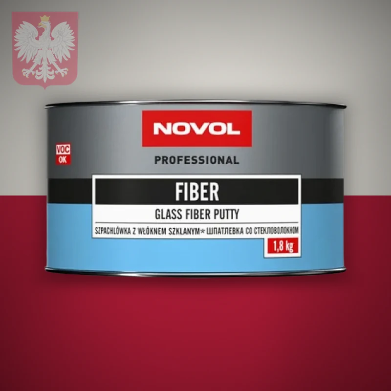 NOVOL Professional FIBER — шпаклівка зі скловолокном 1,8 кг — фото 3
