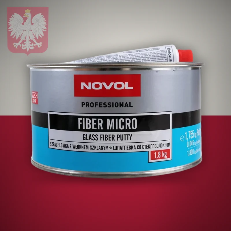 NOVOL Professional FIBER MICRO — шпаклівка зі скловолокном — фото 2