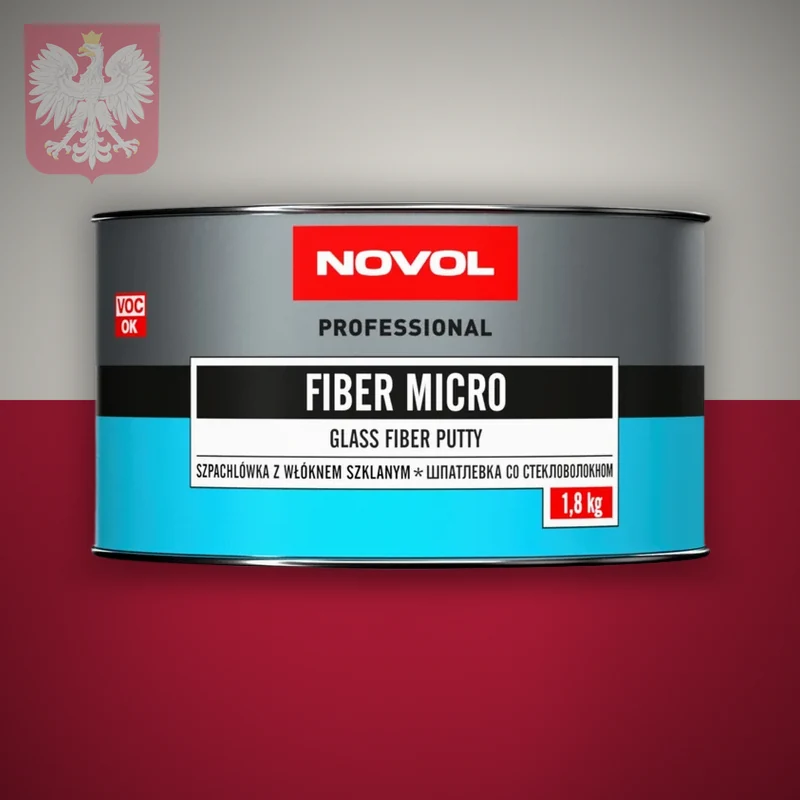 NOVOL Professional FIBER MICRO — шпаклівка зі скловолокном