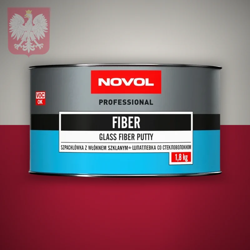 NOVOL Professional FIBER — шпаклівка зі скловолокном 1,8 кг