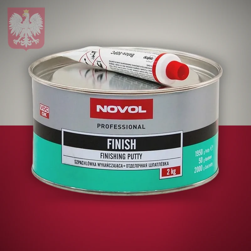 NOVOL Professional FINISH — оздоблювальна шпаклівка 2 кг