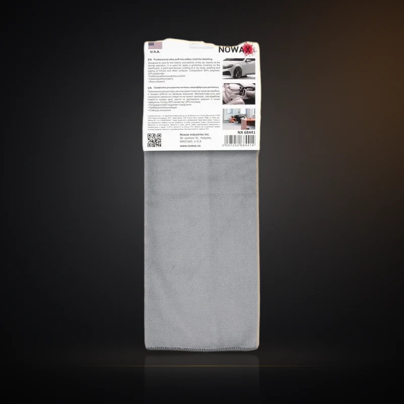 NOWAX Microfiber Cleaning Cloth Premium — мікрофібра 40×40 см