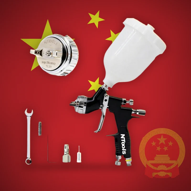 Фарбопульт NTools High Efficiency TE20 1.3 з розрізною дюзою.