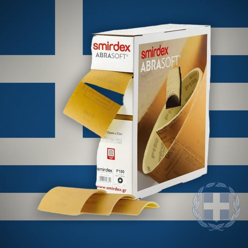Smirdex 135sp Abrasoft — рулон на поролоні 115 мм × 25 м