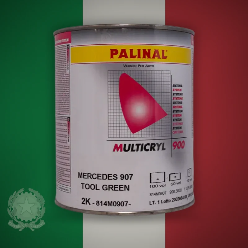 Palinal 2K автоемаль MERC 907 TOOL GREEN GLOSSY