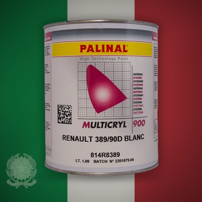 Palinal 2K автоемаль REN 389 BLANC GLOSSY