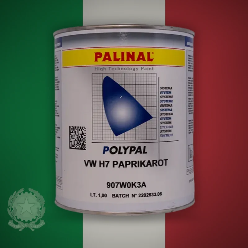 Palinal 2K автоемаль VW H7 PAPRIKAROT GLOSSY